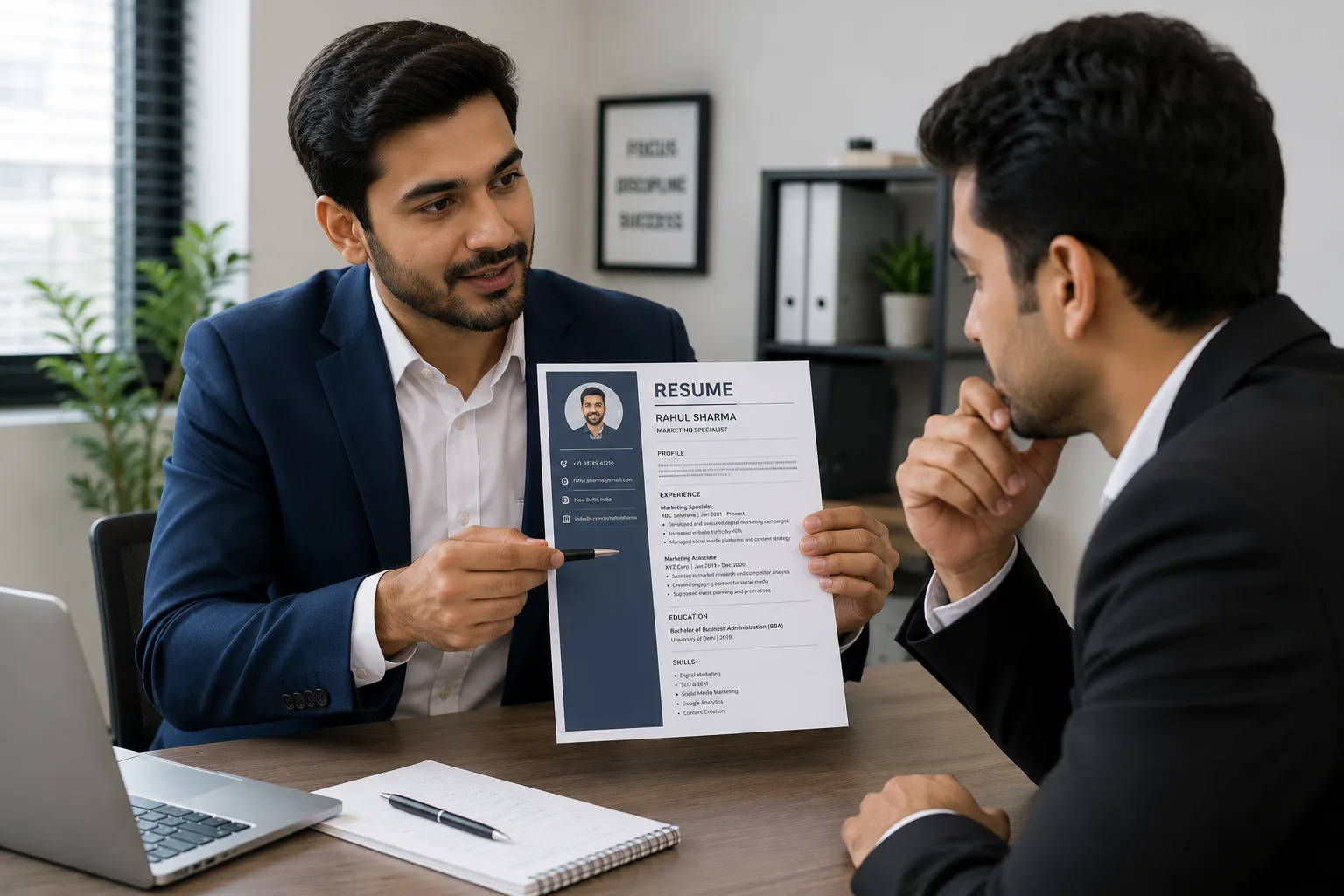 Reverse chronological resume format guide with examples and templates