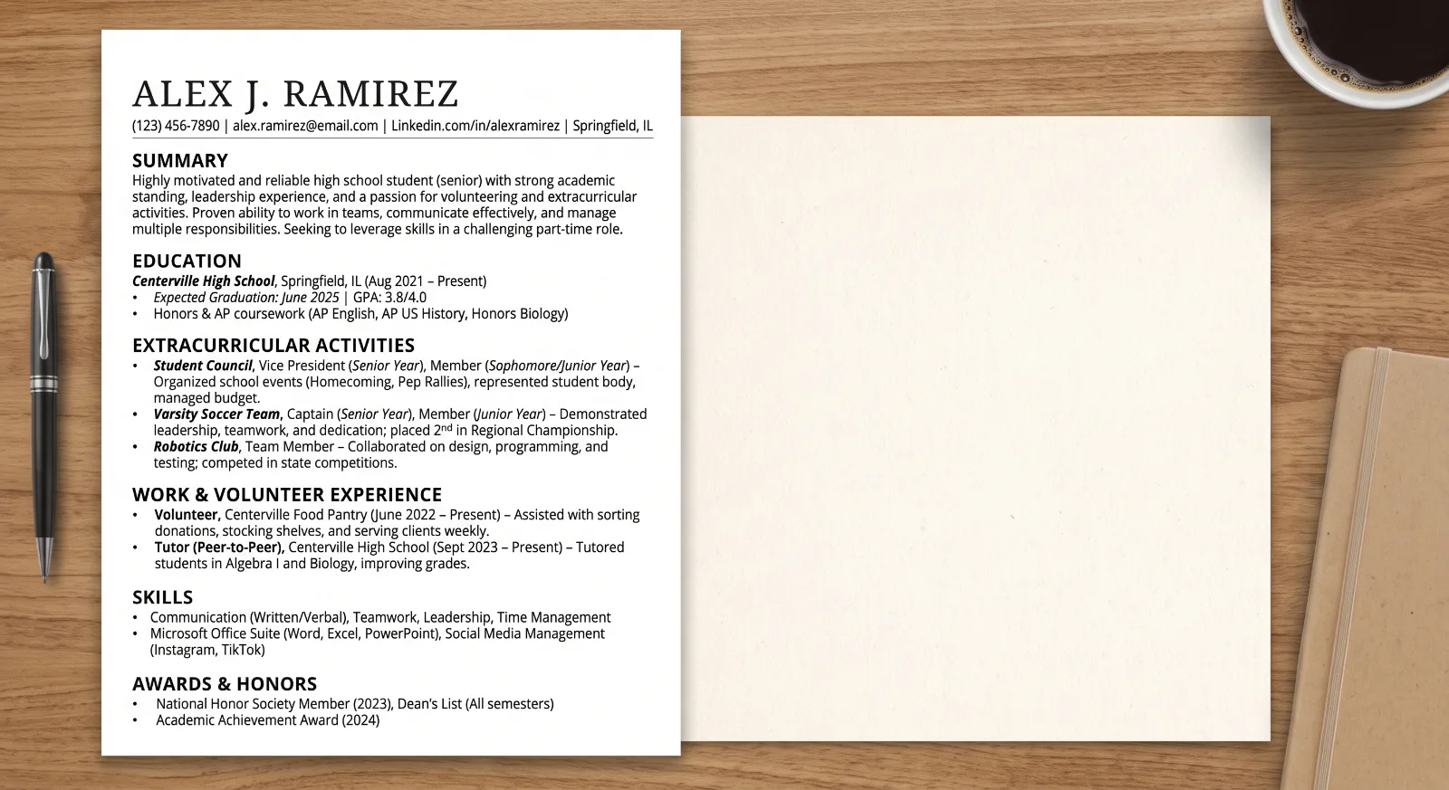 High school student resume with no work experience guide 2026 with teen resume examples and templates