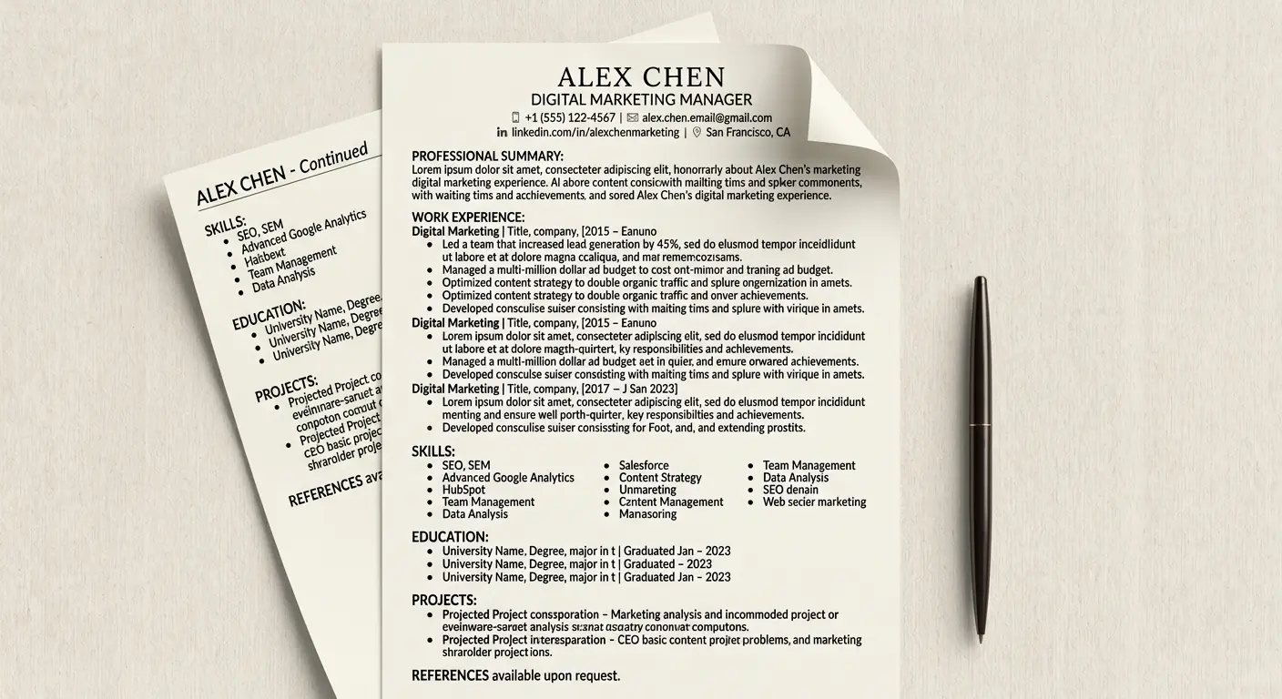How long should a resume be guide 2026 with one-page vs two-page rules by career stage and industry