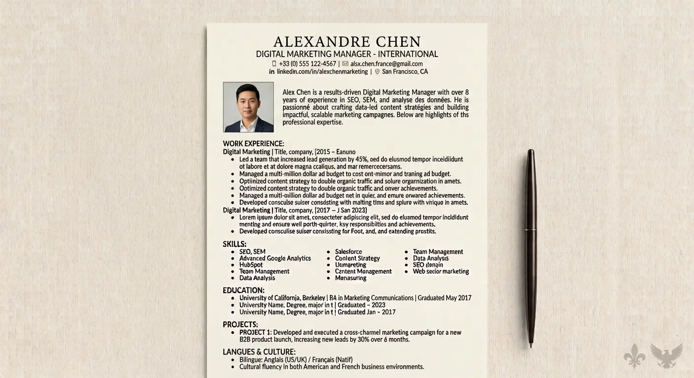 The accent in French for resume guide 2026 with résumé origin, spelling rules, and ATS tips